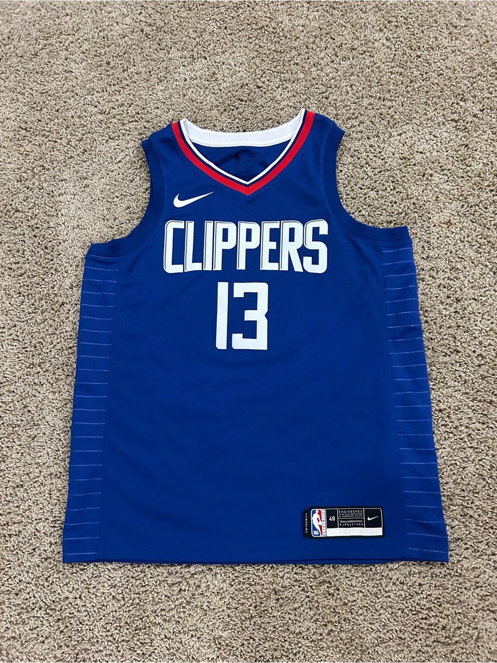 NBA Clippers Paul George %13 Basketball Jersey